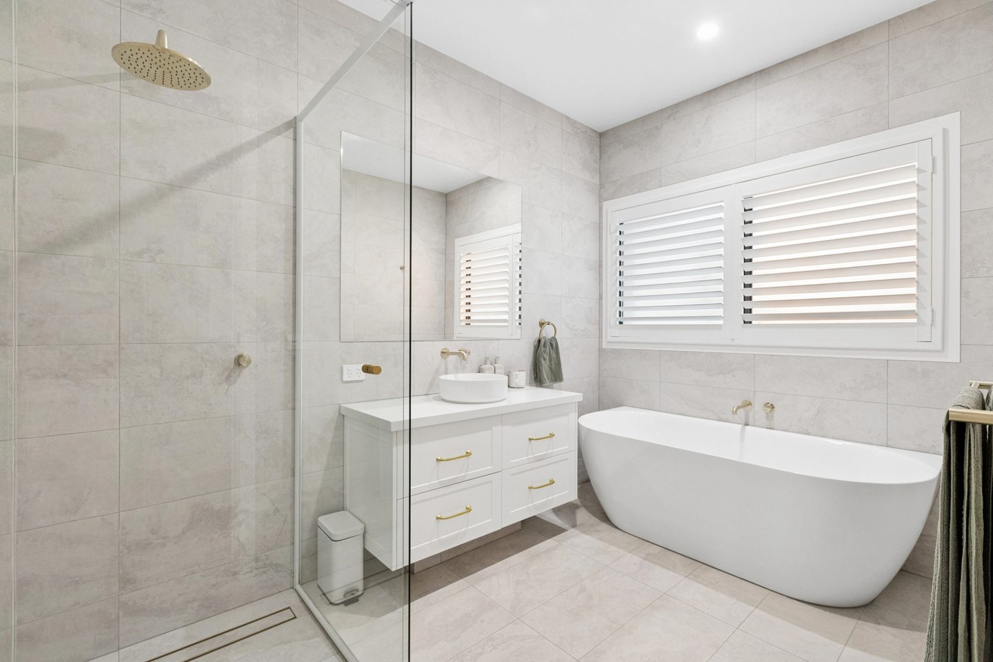 The family bathroom and shower